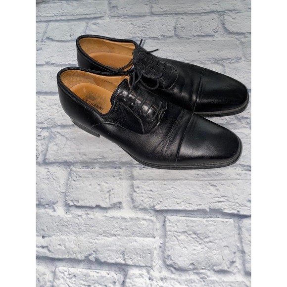 Magnanni Federico Oxford black leather dress shoes size 9.5 main image 8